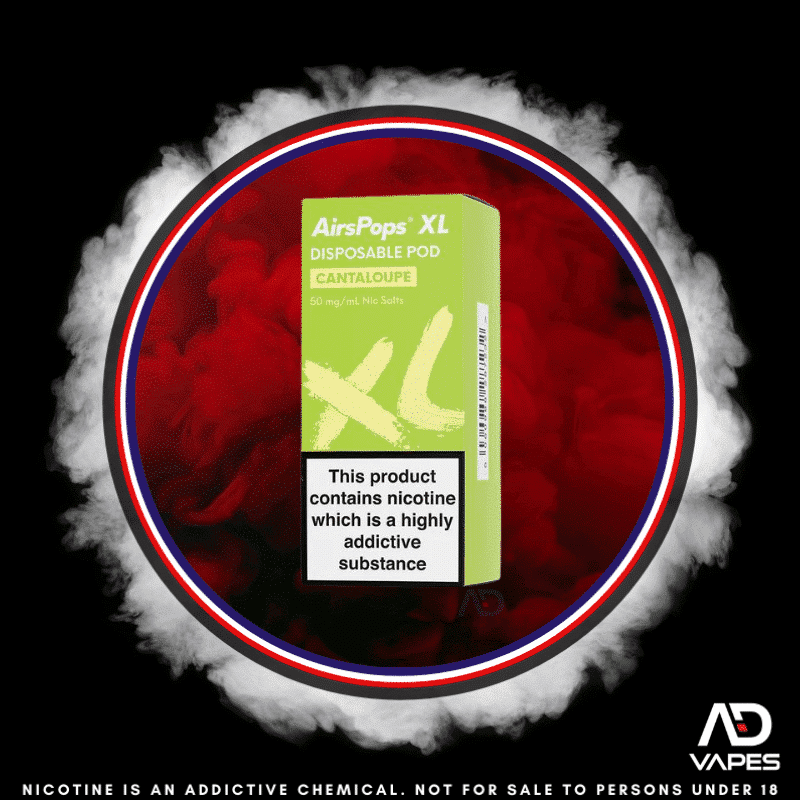 Airscream AirsPops XL Replacement Pod 50mg Cantaloupe