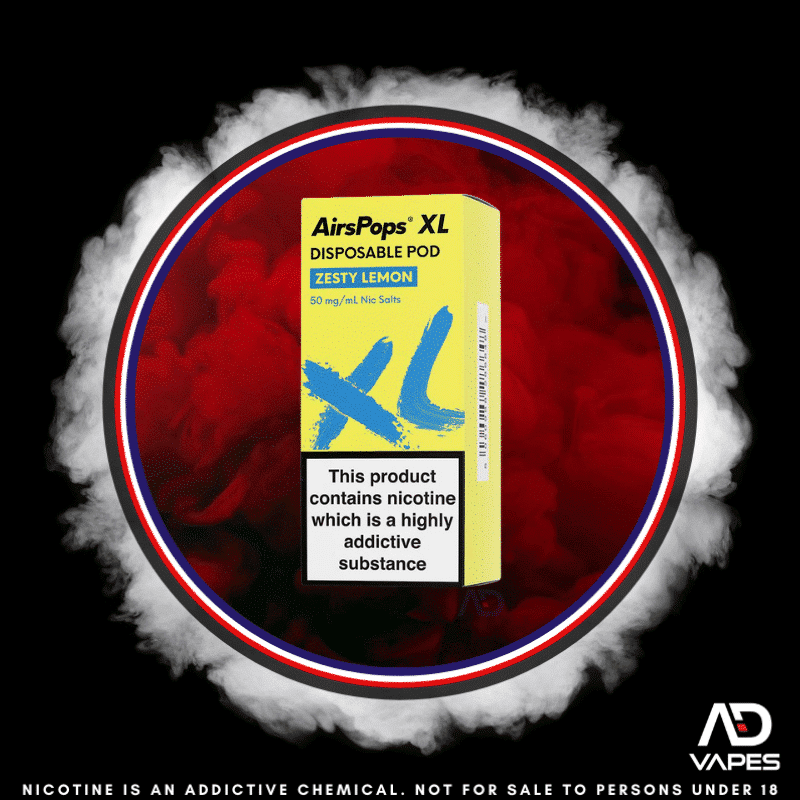 Airscream AirsPops XL Replacement Pod 50mg Zesty Lemon