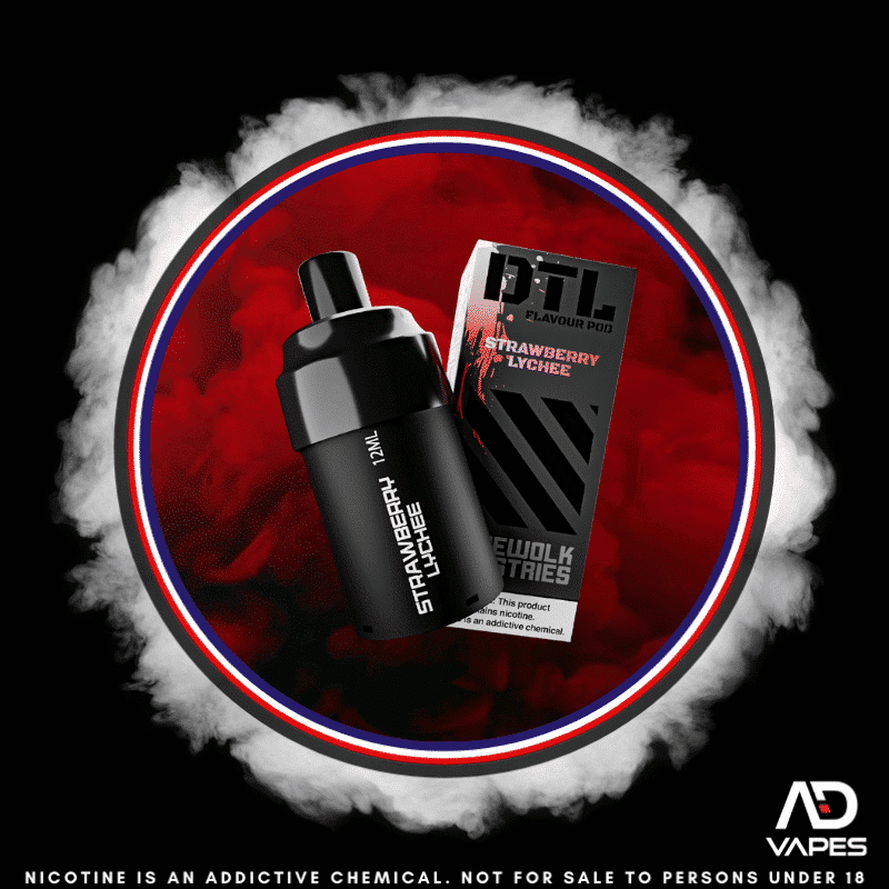 Bewolk DTL 4mg 12ml Replacement Pod Strawberry Lychee
