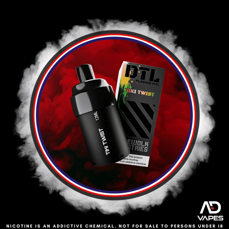 Bewolk DTL 4mg 12ml Replacement Pod Tiki Twist