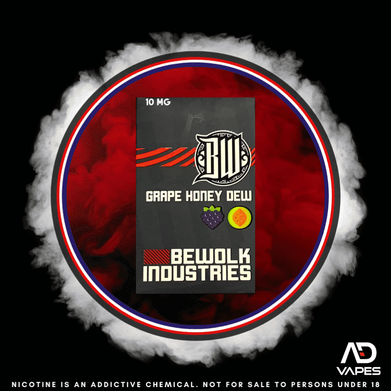 Bewolk Industries Replacement Pod 6000 Grape Honey Dew 10mg