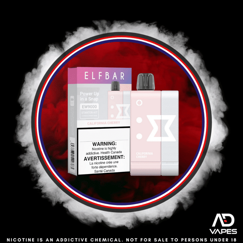 Elf Bar EW9000 50mg Kit California Cherry Pod + Battery