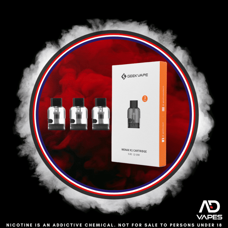 GeekVape Wenax K1 Cartridge 0.8 ohm 2ml 3 Pack