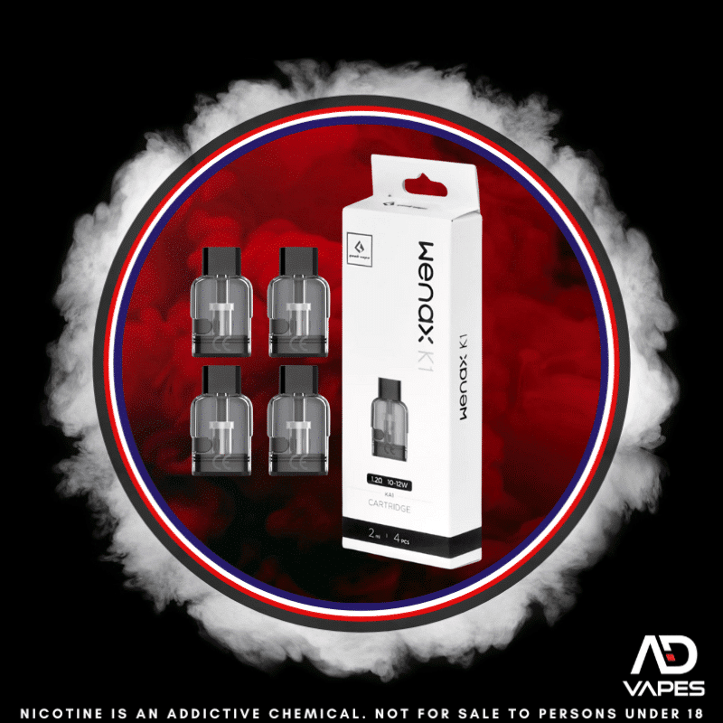 GeekVape Wenax K1 Cartridge 1.2 ohm 2ml 4 Pack