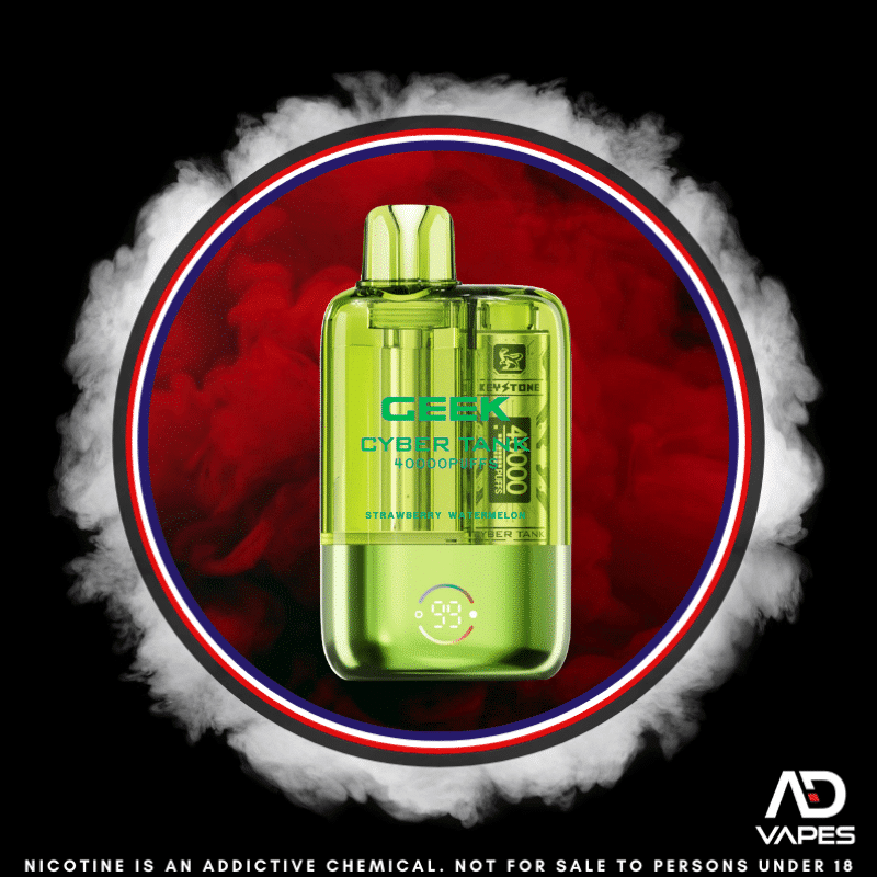 Keystone Geek Cyber Tank 40K 50mg Strawberry Watermelon