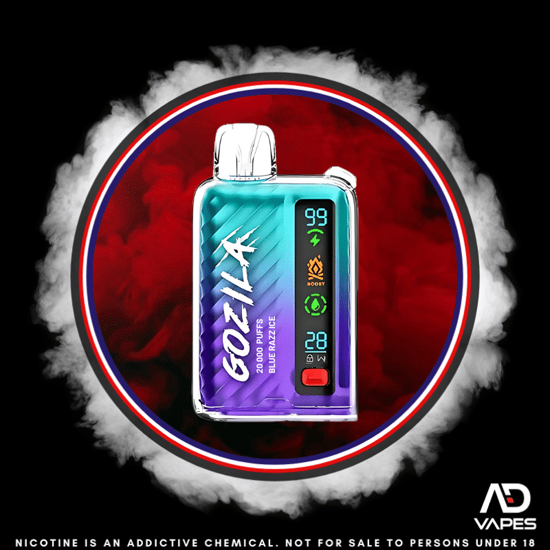 Keystone Gozila 20K 30mg Blue Razz Ice