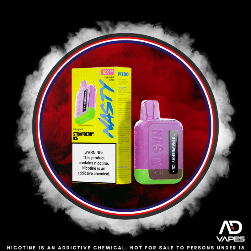 NASTY Bar DX1.2k 1200 50mg Strawberry Ice