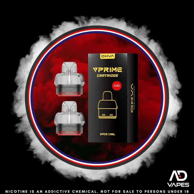 OXVA VPrime Replacement Cartridges 0.2ohm 5ml 2 Pack