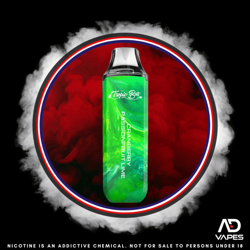 Tropic Bar 10k 50mg Cranberry Passionfruit Lime