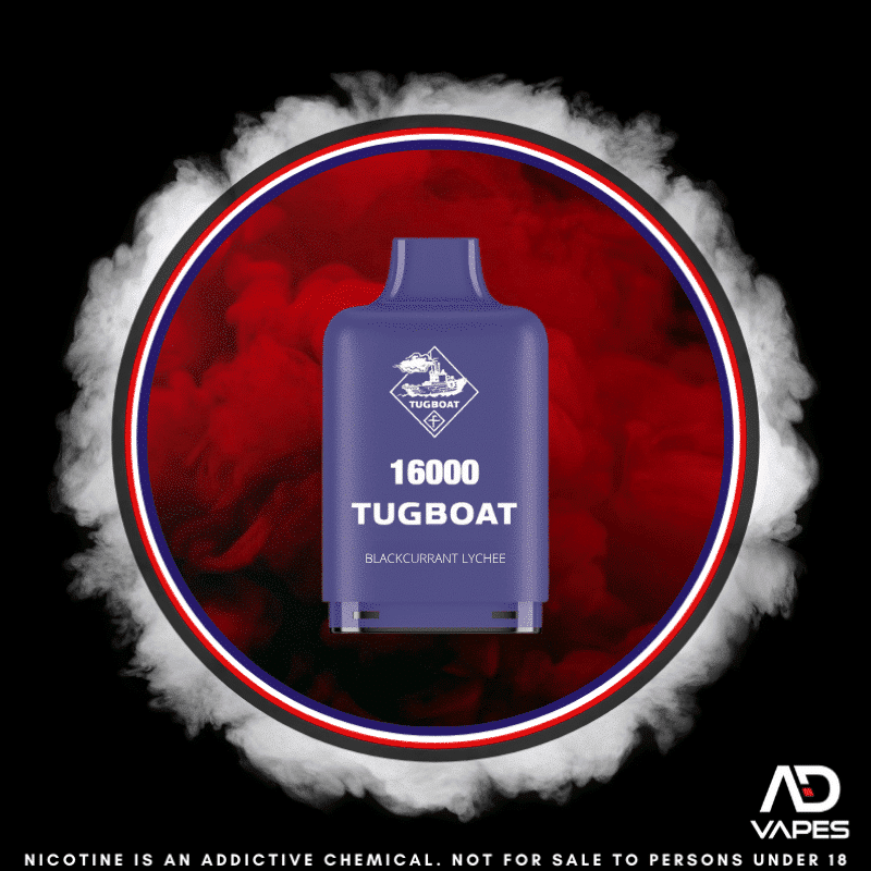 Tugboat Super Replacement Pod 16K 50mg Blackcurrant Lychee