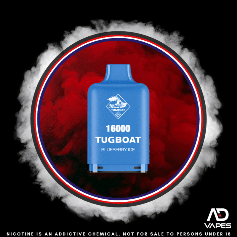 Tugboat Super Replacement Pod 16K 50mg Blueberry Ice