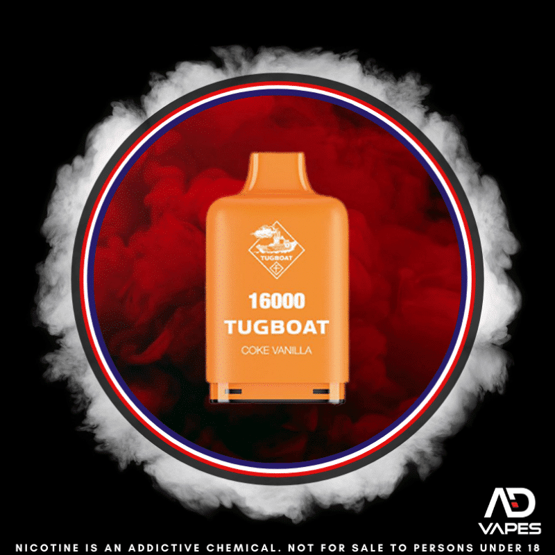 Tugboat Super Replacement Pod 16K 50mg Coke Vanilla