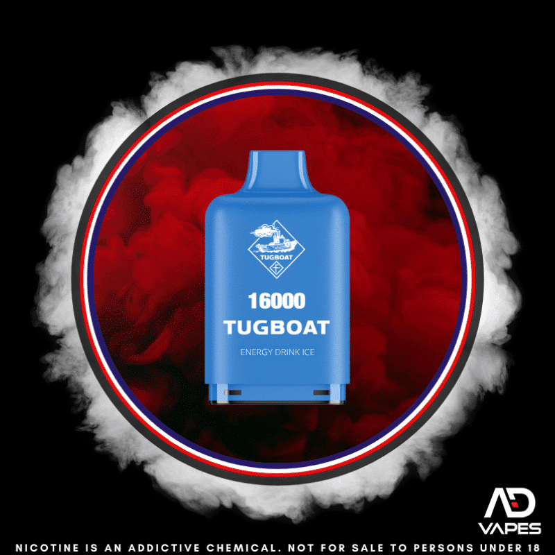 Tugboat Super Replacement Pod 16K 50mg Energy Drink Ice