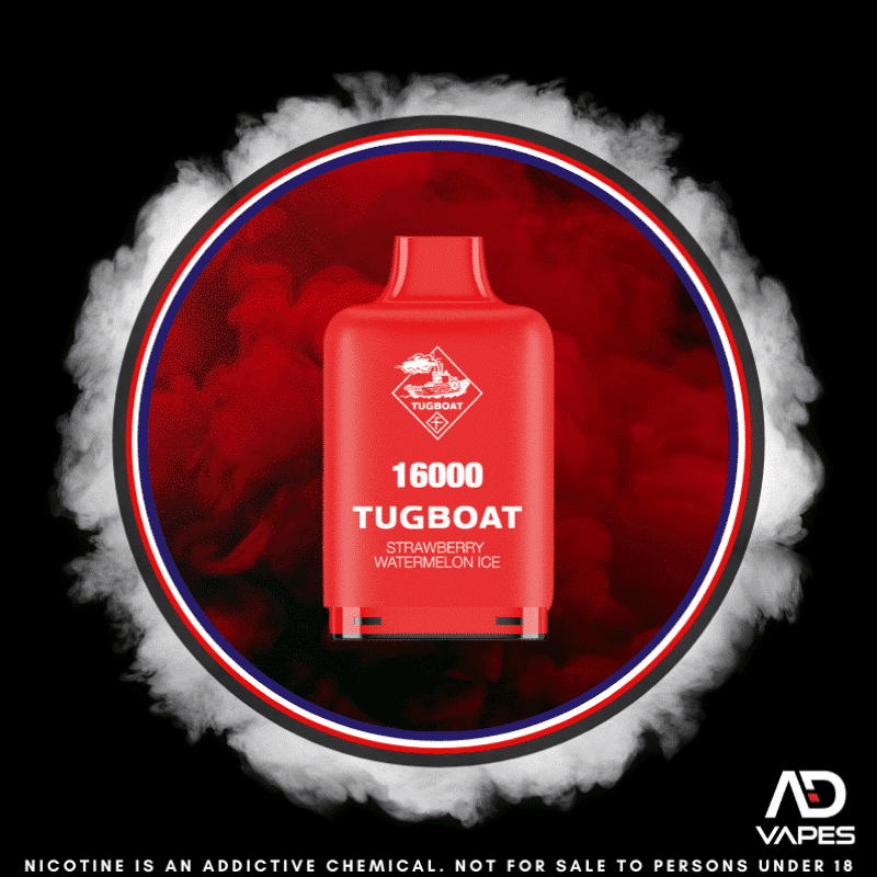 Tugboat Super Replacement Pod 16K 50mg Strawberry Watermelon Ice