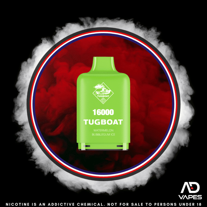 Tugboat Super Replacement Pod 16K 50mg Watermelon Bubblegum Ice
