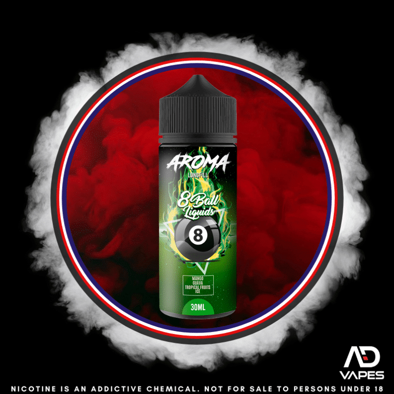 Vape Republic 8Ball Mango Guava Tropical Fruits Ice 120ml Flavour Shot