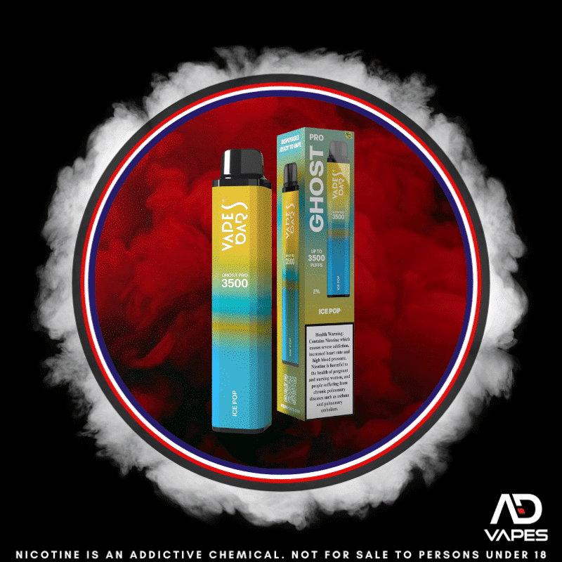 Vapes Bars Ghost Pro 3500 20mg Ice Pop