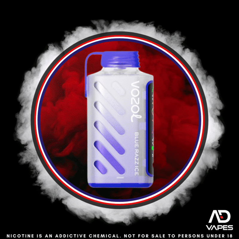 Vozol Gear Power 20K 50mg Blue Razz Ice