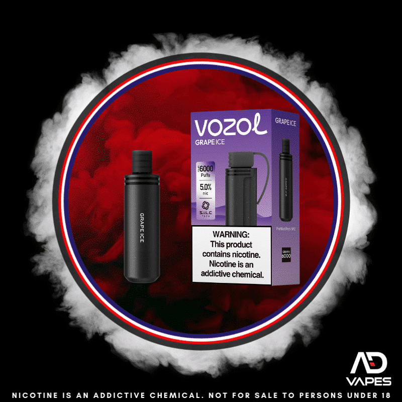 Vozol Gear S6000 Replacement Pod 50mg Grape Ice