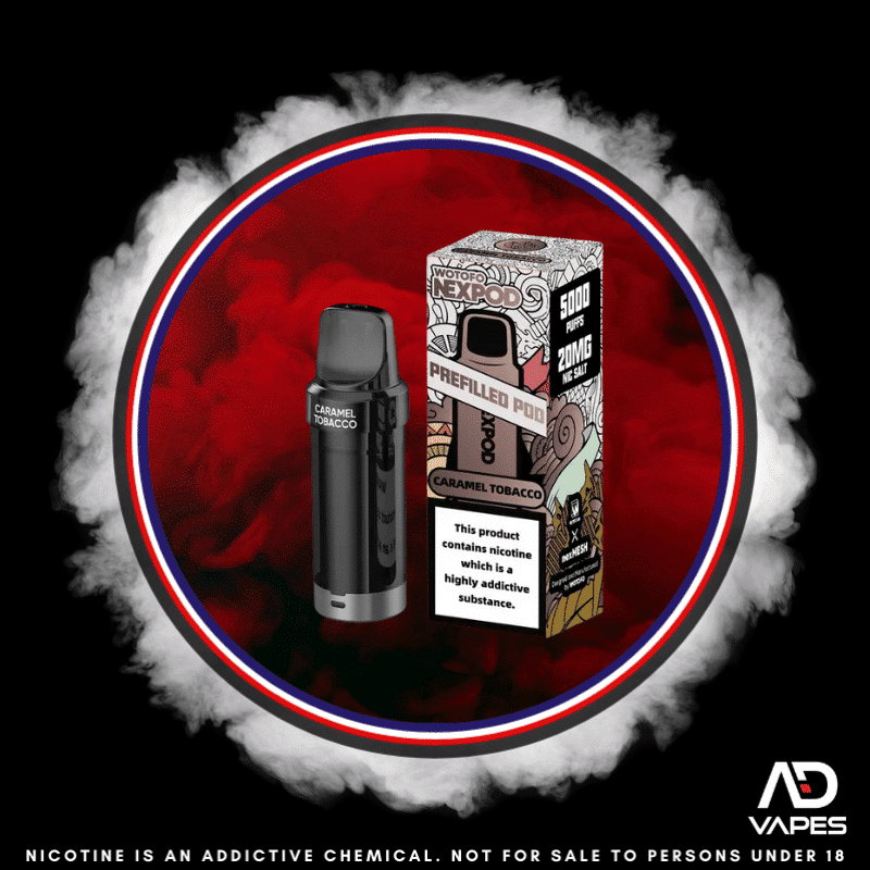 Wotofo Nexpod Replacement Pod 5000 20mg Caramel Tobacco