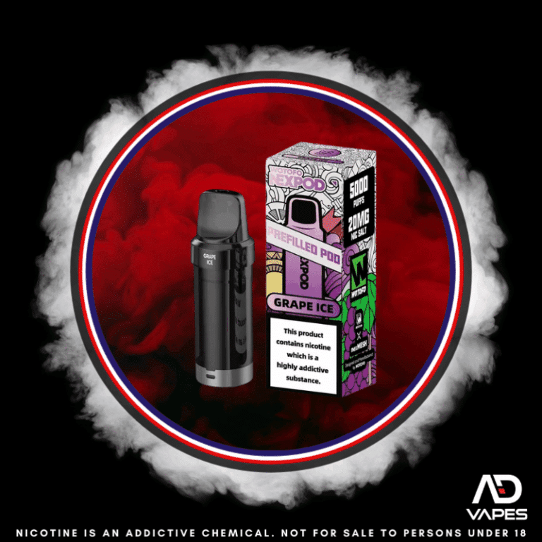 Wotofo nexpod replacement pod 5000 20mg grape ice