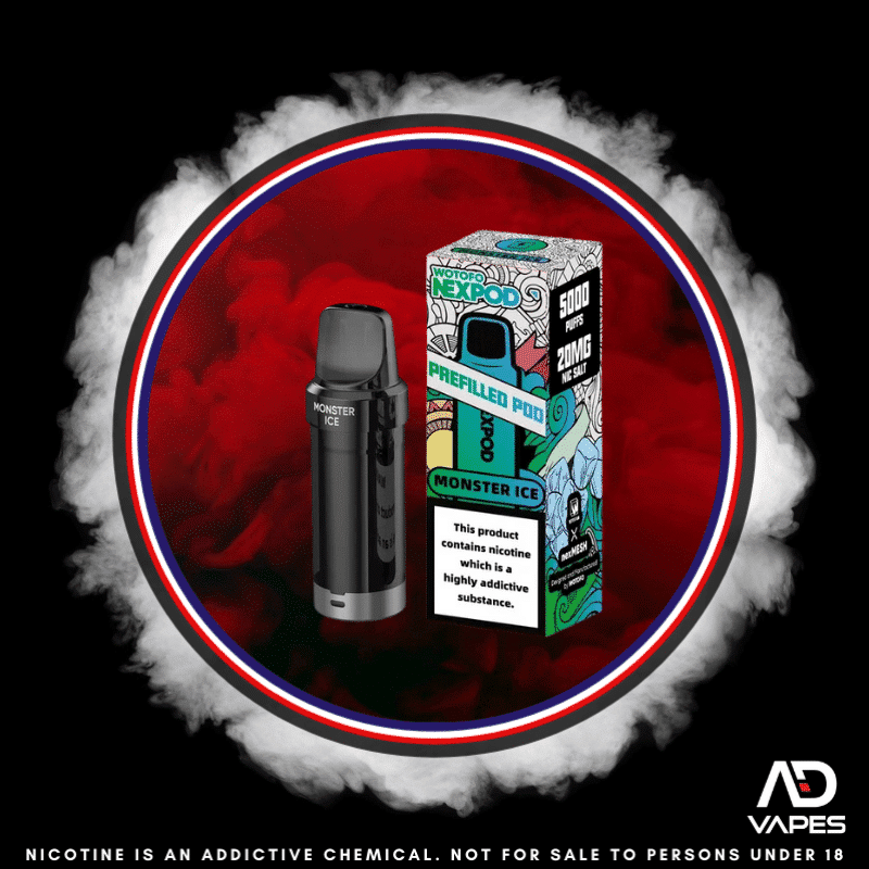 Wotofo Nexpod Replacement Pod 5000 20mg Monster Ice