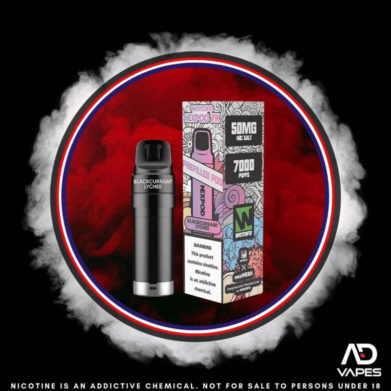 Wotofo Nexpod Replacement Pod 7000 50mg Blackcurrant Lychee