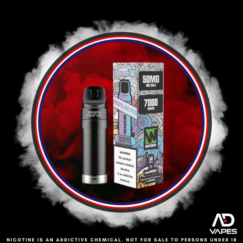 Wotofo Nexpod Replacement Pod 7000 50mg Passion Fruit Ice