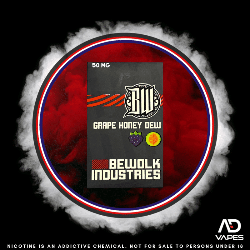 Bewolk Industries Replacement Pod 6000 Grape Honey Dew 50mg
