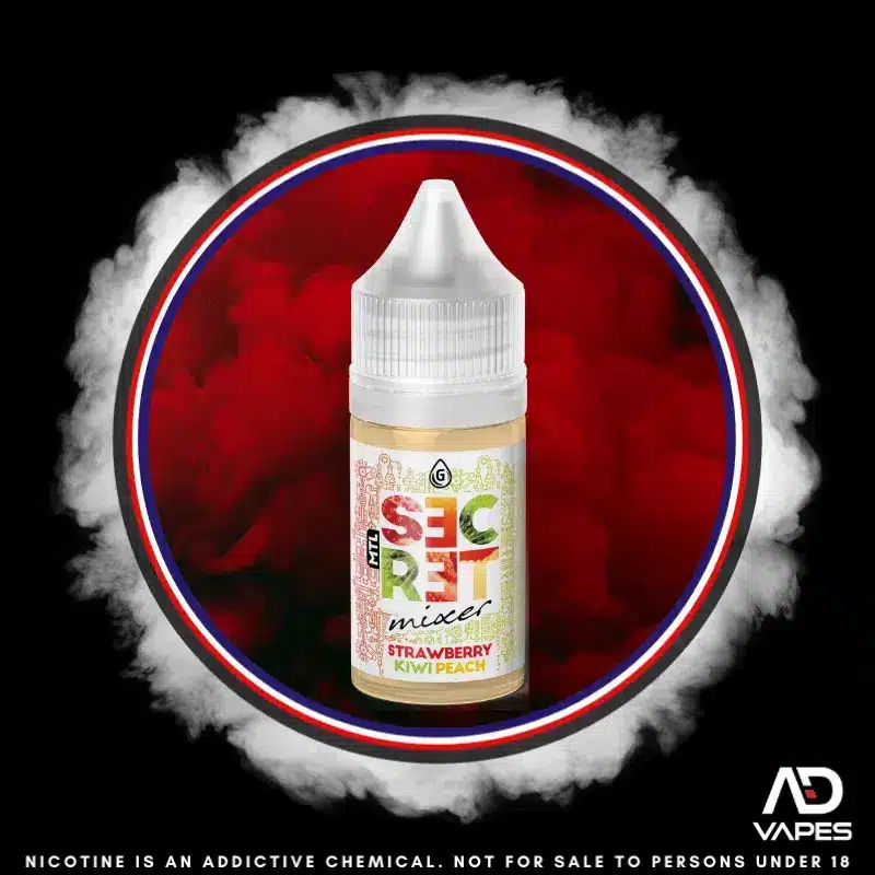 GDrops Secret Mixer Strawberry Kiwi & Peach 12mg 30ml