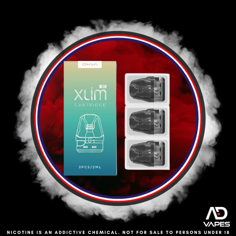 OXVA Xlim Replacement Cartridges 1.2 3-Pack Side
