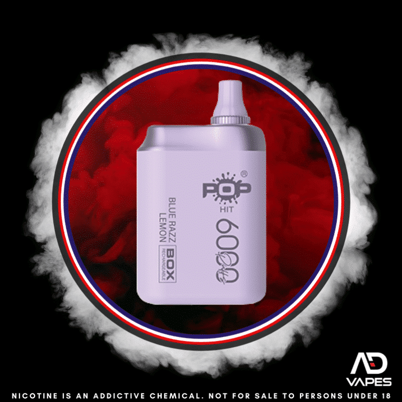 Pop Hits 6000 50mg Blue Razz Lemon