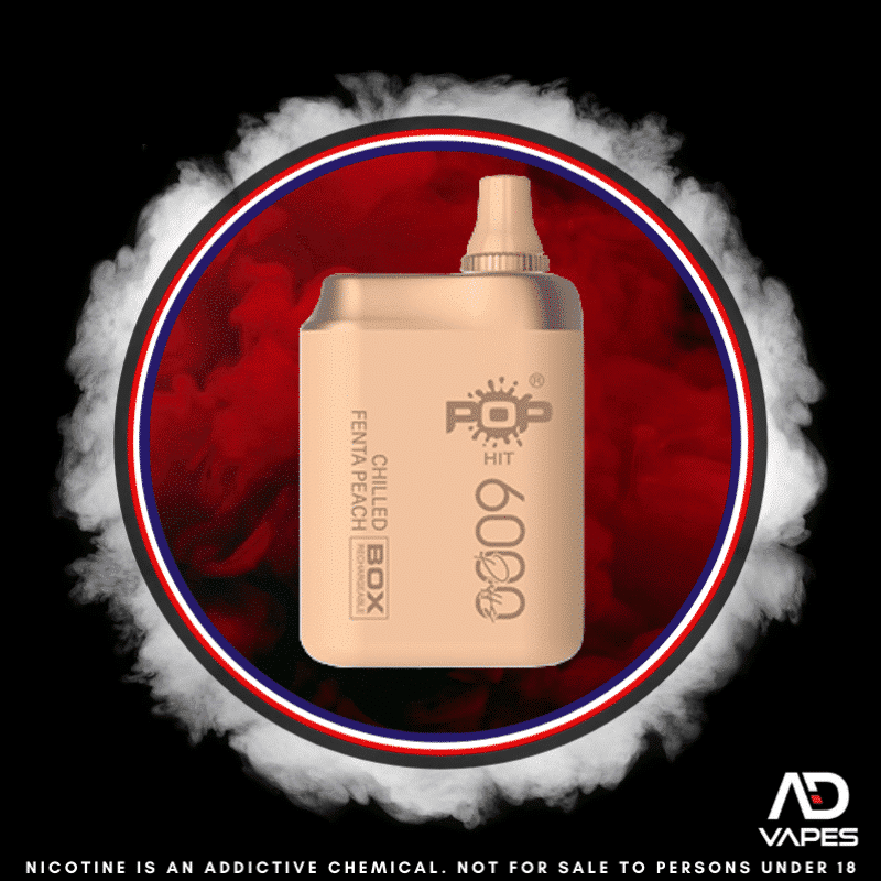 Pop Hits 6000 50mg Chilled Fenta Peach