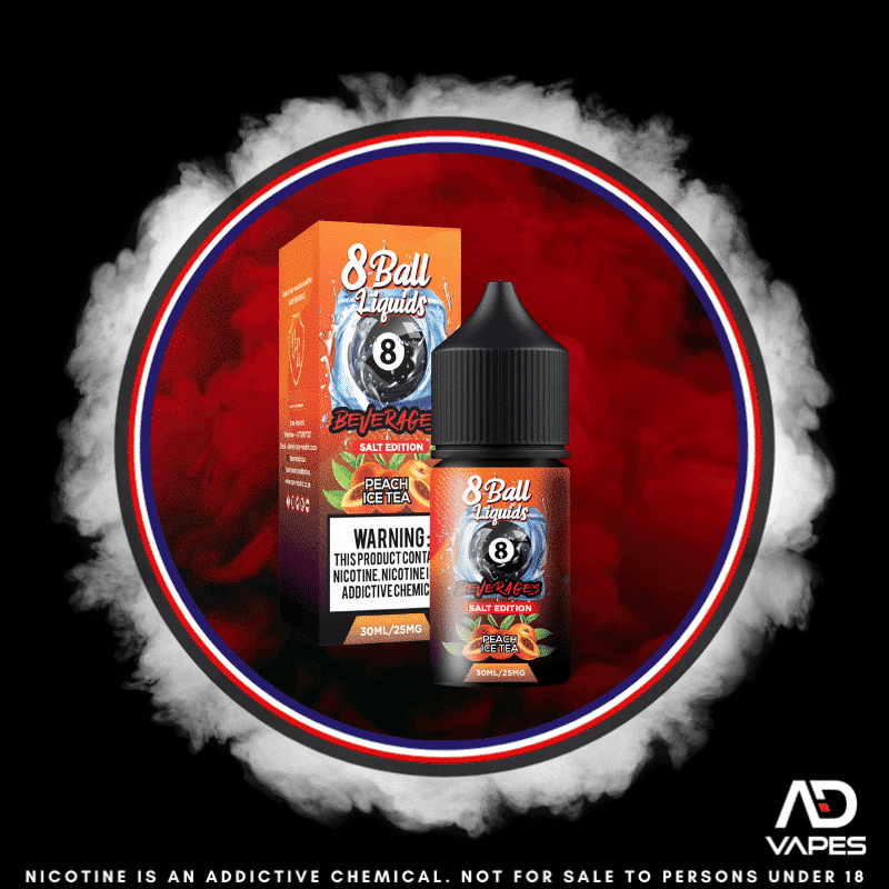 Vape Republic 8Ball Peach Ice Tea 25mg 30ml