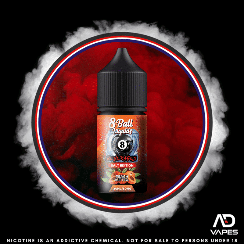 Vape Republic 8Ball Peach Ice Tea 50mg 30ml