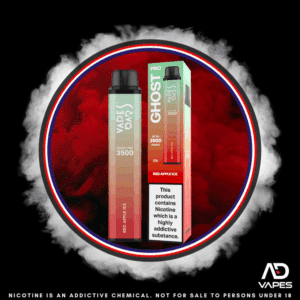 Vapes bars ghost pro 3500 20mg red apple ice