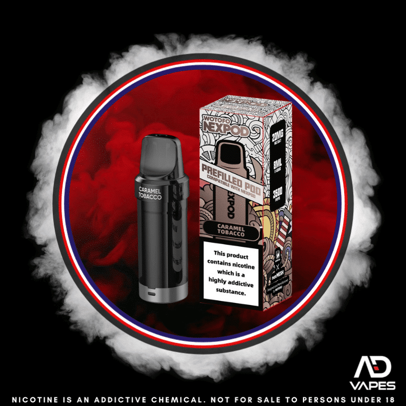 Wotofo NEXpod Replacement Pod 5000 50mg Caramel Tobacco