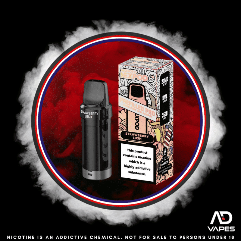 Wotofo NEXpod Replacement Pod 5000 50mg Strawberry Lush