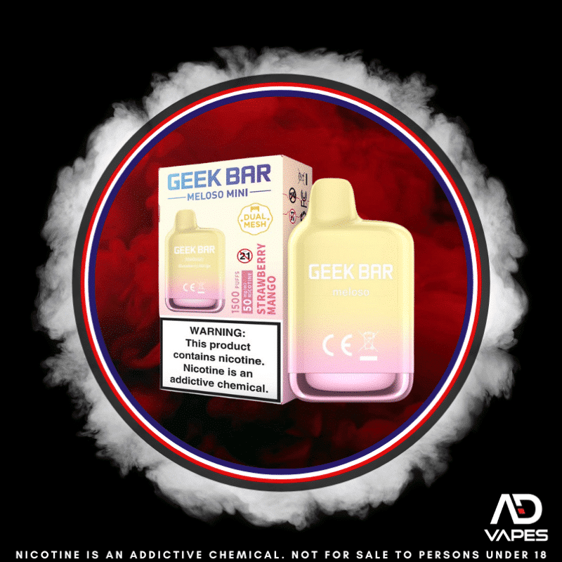 Geek Bar Meloso Mini 1500 50mg Strawberry Mango