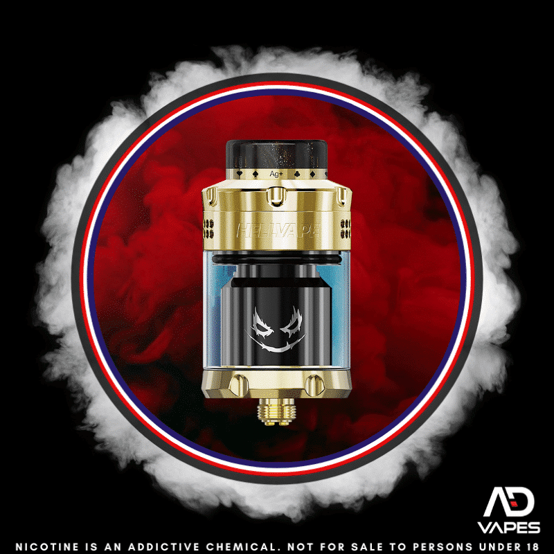 Hellvape Dead Rabbit 3 RTA J Edition Shiny Gold Black