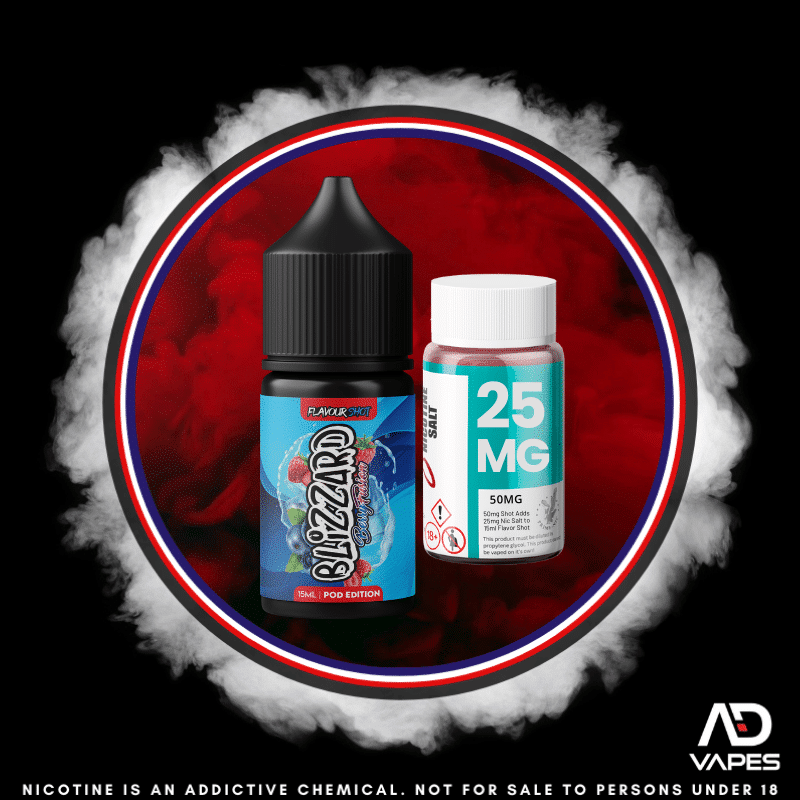 Blizzard Berry Fusion 25mg 30ml Longfill Kit