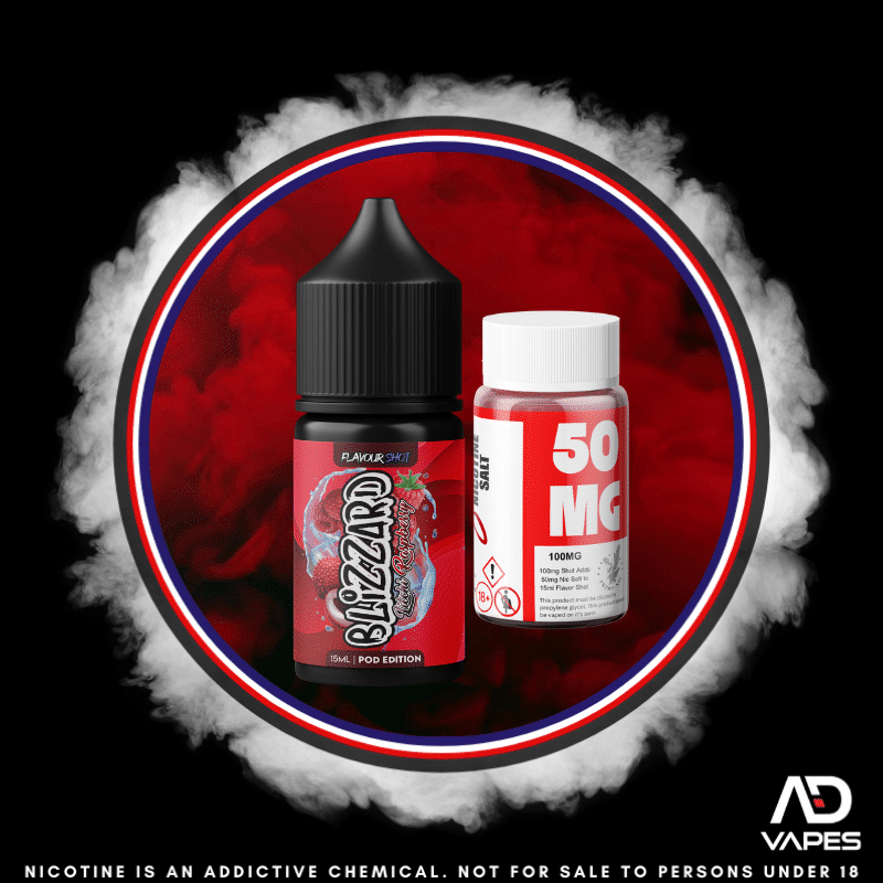Blizzard Litchi Raspberry 50mg 30ml Longfill Kit