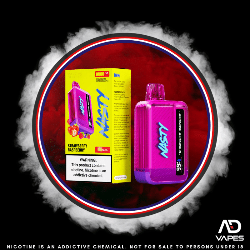 NASTY Bar 9000 50mg Strawberry Raspberry