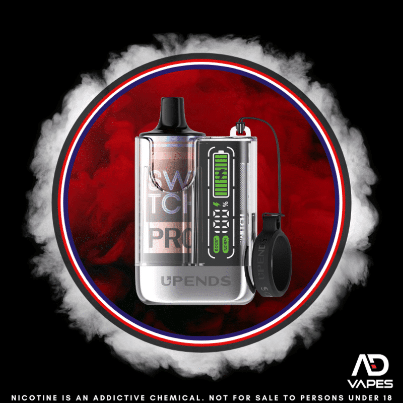 Upends Switch Pro Kit 12K 50mg Peach Ice Pod + Battery