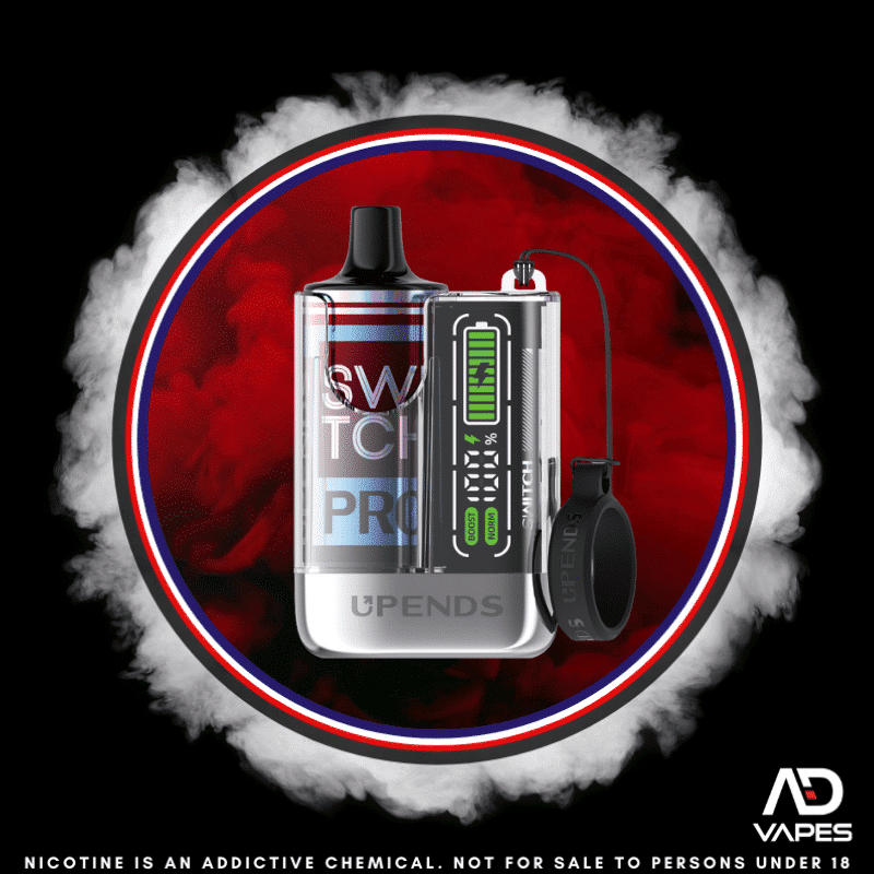 Upends Switch Pro Kit 12K 50mg Strawberry Lychee Pod + Battery