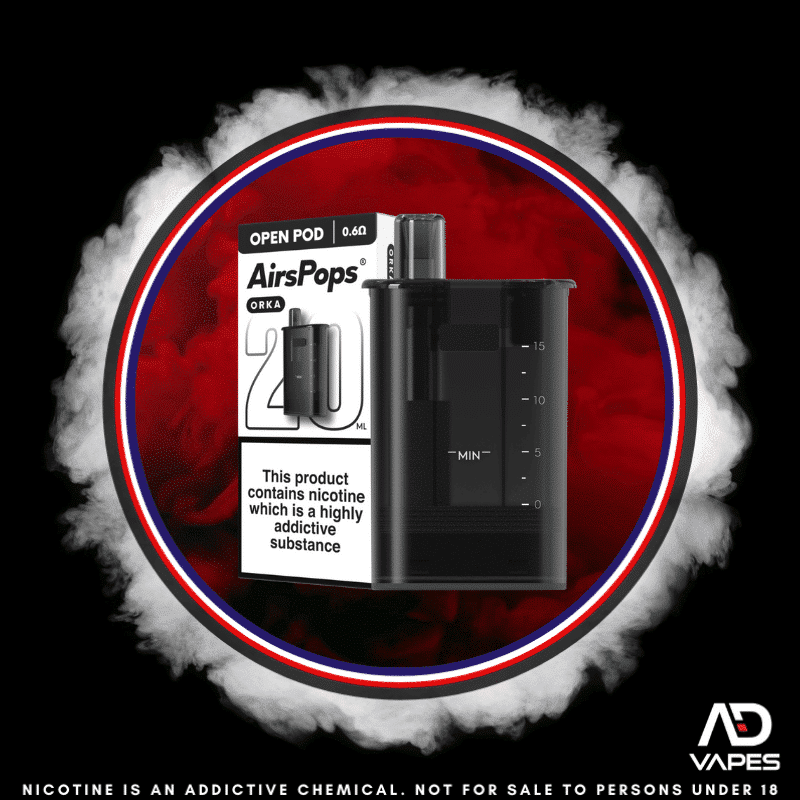 Airscream AirsPops Orka Refillable Pod 0.6 20ml