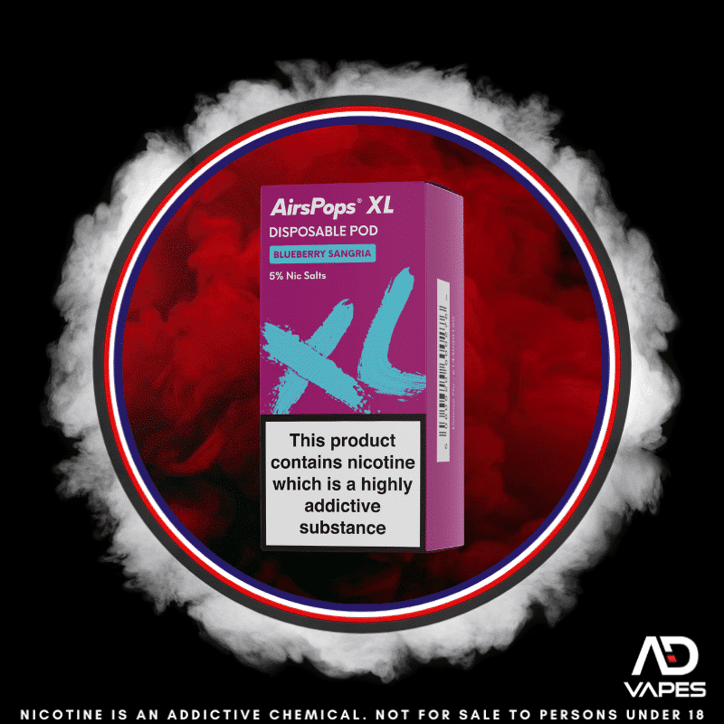 Airscream AirsPops XL Replacement Pod 50mg Blueberry Sangria