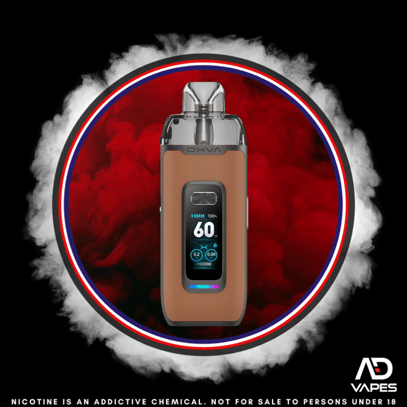OXVA VPrime Pod Kit Brown Leather
