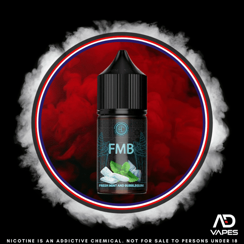 The Hidden Cloud FMB Fresh Mint and Bubblegum 30ml Flavour Shot