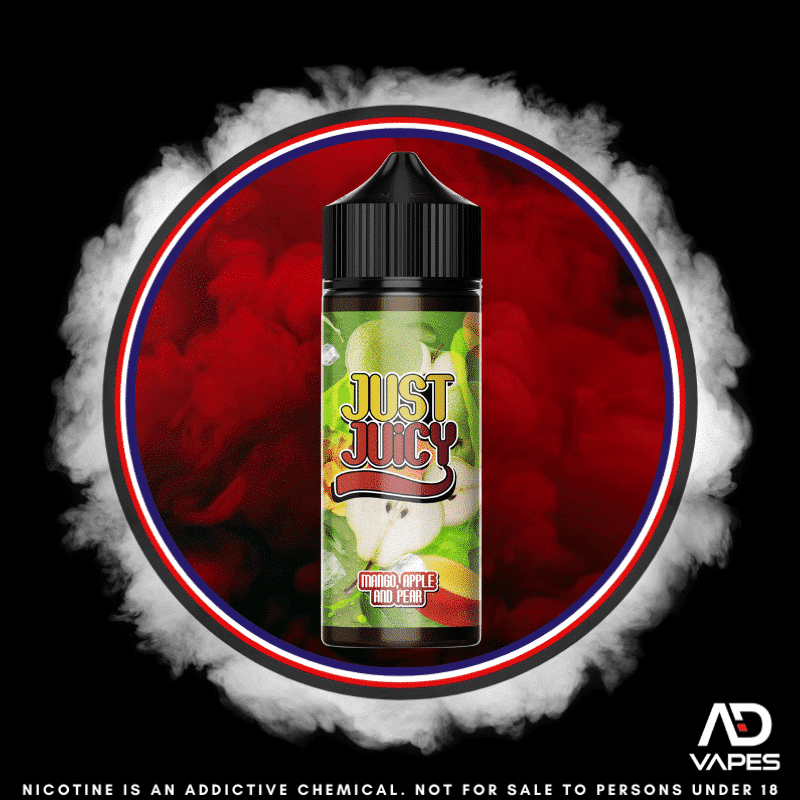The Hidden Cloud Just Juicy Mango Apple Pear 120ml Flavour Shot